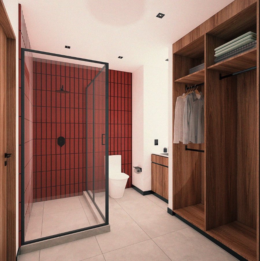 Baño y vestidor — The Morgan Towers