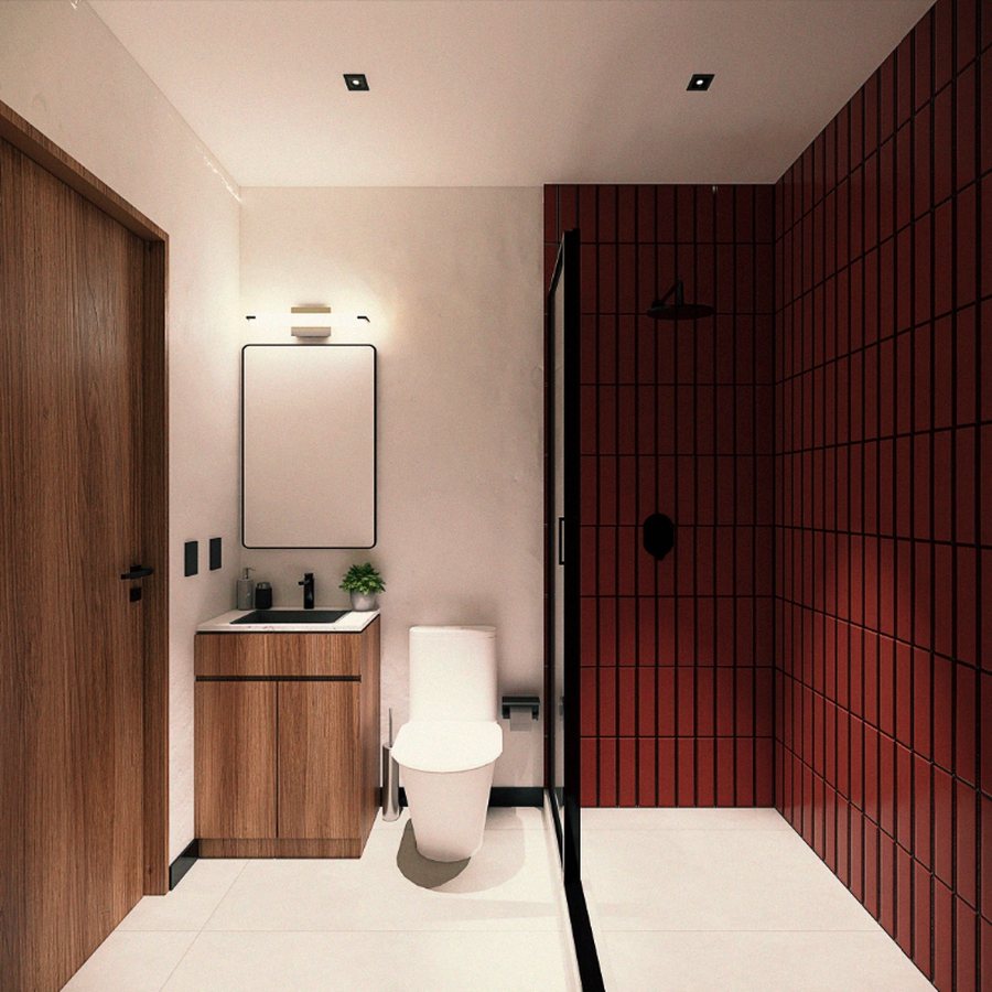 Baño secundario — The Morgan Towers