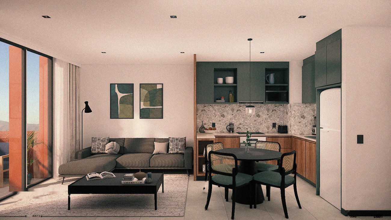 Cocina y comedor — The Morgan Towers
